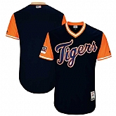 Customized Men's Tigers Black 2018 Players Weekend Stitched Jersey Dzhi,baseball caps,new era cap wholesale,wholesale hats